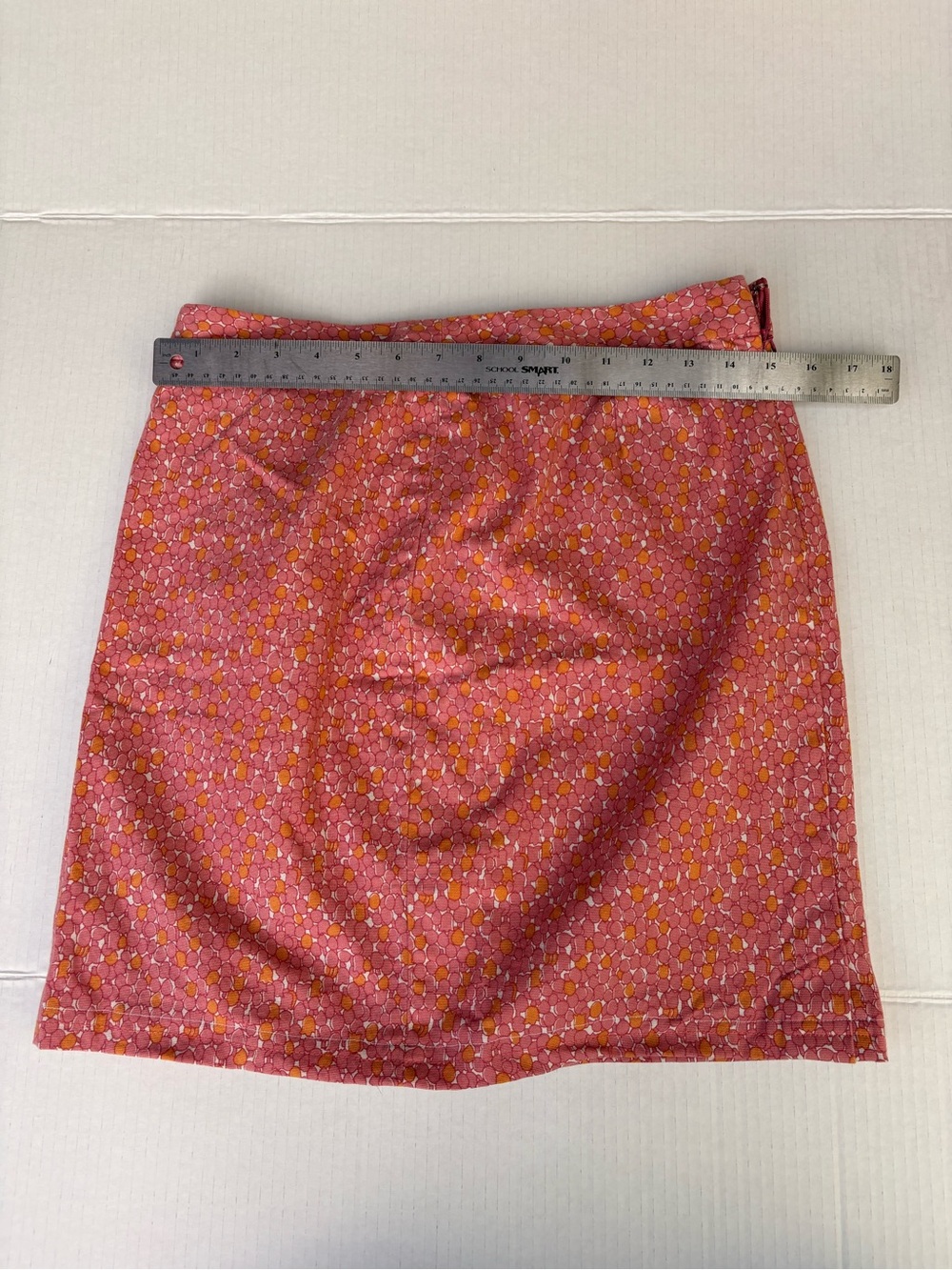 Talbots Pink and Orange Floral Mini Skirt